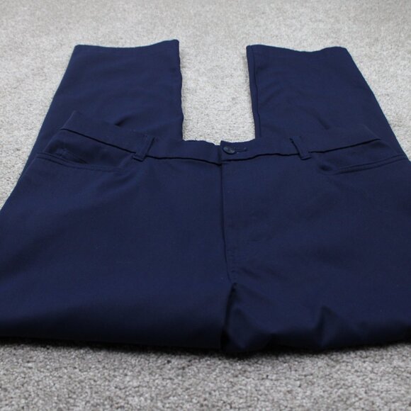 Callaway Golf Pants Mens 36x28 Blue Flat Front Straight Leg Stretch - Picture 2 of 13